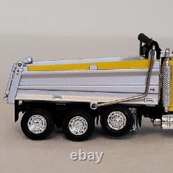 PEM Tonkin Kenworth T800 Dump Truck 164 Yellow Cab Silver Body #M84306 (no box)