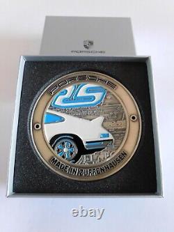 PORSCHE 911 RS Sport Drivers Selection Design Car Grill Badge Sign Emblem in Box