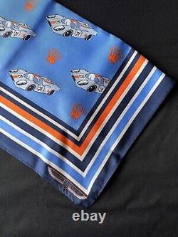 PORSCHE 917 NEW withbox ROLEX 2021 Pebble Beach Concours Tour Volunteer Silk Scarf