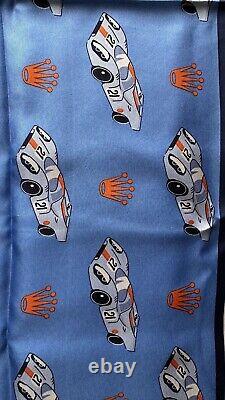 PORSCHE 917 NEW withbox ROLEX 2021 Pebble Beach Concours Tour Volunteer Silk Scarf