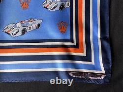 PORSCHE 917 NEW withbox ROLEX 2021 Pebble Beach Concours Tour Volunteer Silk Scarf