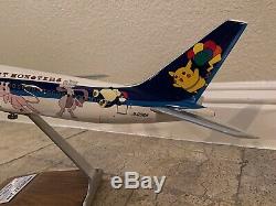 PacMin 1/100 ANA Pokemon Jet 1998 Boeing 767-300 NEW With Book And Original Box