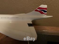 PacMin 1/100 Rare British Airways Concorde Model (Union Jack) With Original Box