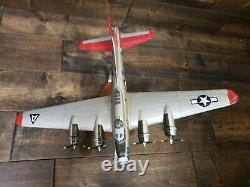 Pacific Aircraft B-17G Flying Fortress Silver Model Airplane Pre-owned with Box