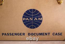 Pan Am American Airlines PAA 1960s Passenger Document Case Vintage Retro Box