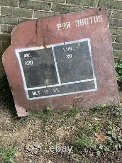 Pennsylvania railroad sign off box car