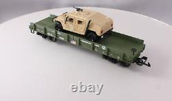 Piko 38764 G Scale USATC Humvee Transport Car withDie-Cast Vehicle #11212 EX/Box