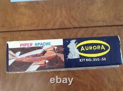 Piper 164 Apache Propeller Aircraft Kit No. 280-50 Opened Box, Complete