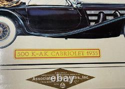 Pocher 1/8 Mercedes 500K AK Cabriolet 1935 Classic Car Model AsIs Vintage In Box
