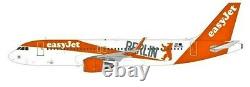 Pre-order BLUE BOX 1200 AIRBUS A320-200 EASYJET EUROPE OE-IZ (with stand)