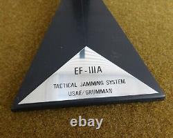 Precise General Dynamics Grumman Ef-111 Tactical Fighter Desk Model In Box