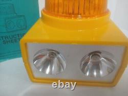 RARE WORKING NOS Vanity Fair bike ROTATING AMBER LIGHT 60s AMF HUFFY SCHWINN BOX