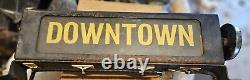 RARE c1960 HAWAII OAHU BUS BOX ROLL SIGN VINTAGE RARE (ELECTRIC, MAYBE BACKLIT)