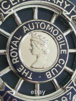 Rac Centenary Car Badge 1897 1997 New Unused In Box
