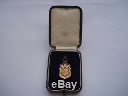 Rare 1933-4 G. W. R. S E. U. 9ct Gold Medallion In Its Original Box