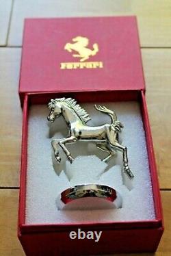 Rare Ferrari Desk Mascot Ornament Dealership Sign Showroom Dealer Scuderia F1