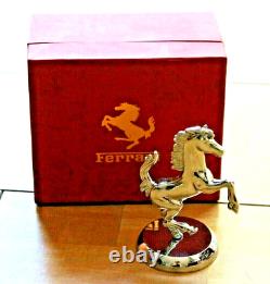 Rare Ferrari Desk Mascot Ornament Dealership Sign Showroom Dealer Scuderia F1