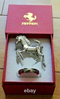 Rare Ferrari Desk Mascot Ornament Dealership Sign Showroom Dealer Scuderia F1