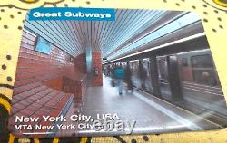 Rare Nyc Metrocard Great Subways Complete Holder Set Of 46 Us And Foreign Boxed