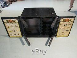 Rare Vintage Dunlop accessories cabinet cycle bicycle box tools advertising