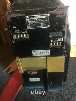 Rare Vintage Original Johnson Subway Trolley Train Fare Box