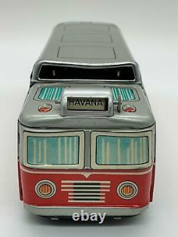 Rare vintage continental trailways tin toy china MF776 with box