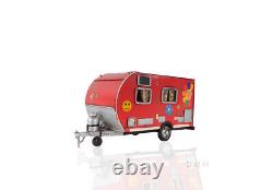 Red Trailer Tissue Holder Iron Model