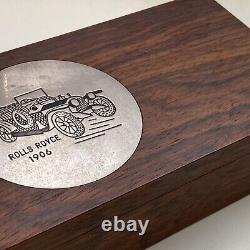 Rolls Royce Hardwood Box Metal inlay 1906