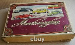 Russian Soviet USSR Vintage 1950s 3 models of cars Toy Construction rare + box