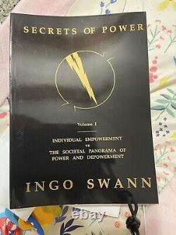 SECRETS OF POWER BY INGO SWAN 1&2 Reality Boxes The Wisdom Remote Viewing Phyic