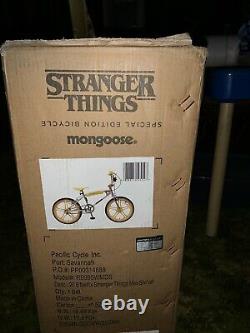 STRANGER THINGS Mongoose Limited Edition Max BMX Bike Brand New In Box