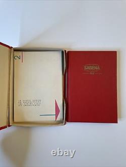 Sabena Belgian World Airlines Book Box Set COMPLETE 1958 ULTRA RARE