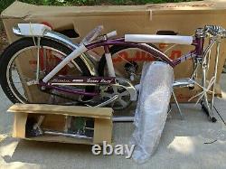 Schwinn 1999 Grape Krate Stingray Bicycle Reproduction New Sealed In Box