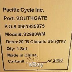 Schwinn Green Stingray Krate 20 Inch 2007 Limited Edition Bicycle New In Box