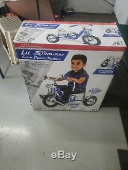 Schwinn Lil' Stingray Tricycle Springer Fork Blue New In Box Very Hard To Find