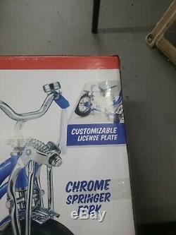 Schwinn Lil' Stingray Tricycle Springer Fork Blue New In Box Very Hard To Find