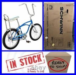 Schwinn Sting-Ray Bicycle BLUE Brand New In Box FREE SHIPPING