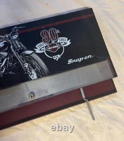 Snap-On Tool Box LID/DOOR ONLY Harley-Davidson 90th Rare Hand Numbered Edition