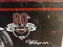 Snap-On Tool Box LID/DOOR ONLY Harley-Davidson 90th Rare Hand Numbered Edition