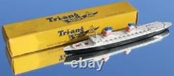 Ss United States Line Triang Minic Original Mint & Boxed Model Ship Ocean Liner