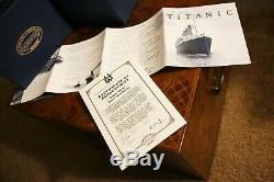 TITANIC Engine Room Floor Block limited edition withCOA BOX #0713