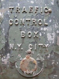 TRAFFIC CONTROL BOX NY CITY Old RHTF Retired NYC New York OFF RED AMBER GREEN