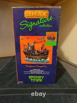 TRANSYLVANIA TRANSPORT CO. Lemax Spooky Town 2009 Retired Near Mint Cond