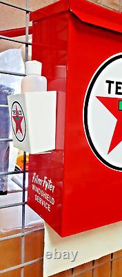 Texaco Star 1950s Gas Oil Station Isand Light Towel Box Dispenser New Red