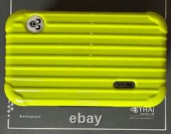 Thai Airways Royal First Class Rimowa Lime Green Amenity Bag Box Empty