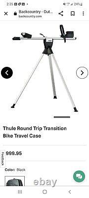 Thule roof cargo box transportation with wheels