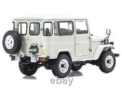 Toyota Land Cruiser 40 Van RHD (Right Hand Drive) White 1/18 Diecast Model Car