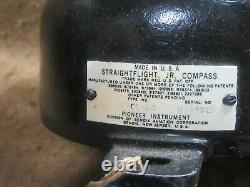 US WWII, Aircraft Compass, Pioneer, Typ P11,1802-2B, StraightFlight Jr, withboxNICE