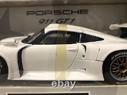 UT Models 118 180 966600 Porsche GT 1 1996 White NIB