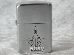 VTG 1950's USAF General Dynamics F-111A Jet Bomber Aircraft Zippo Lighter with Box